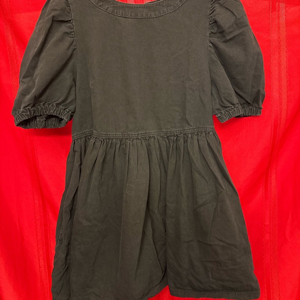 Forever 21 Women’s Medium Black Cotton Dress with Pockets